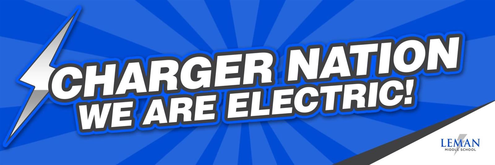 Charger Nation we are electric  